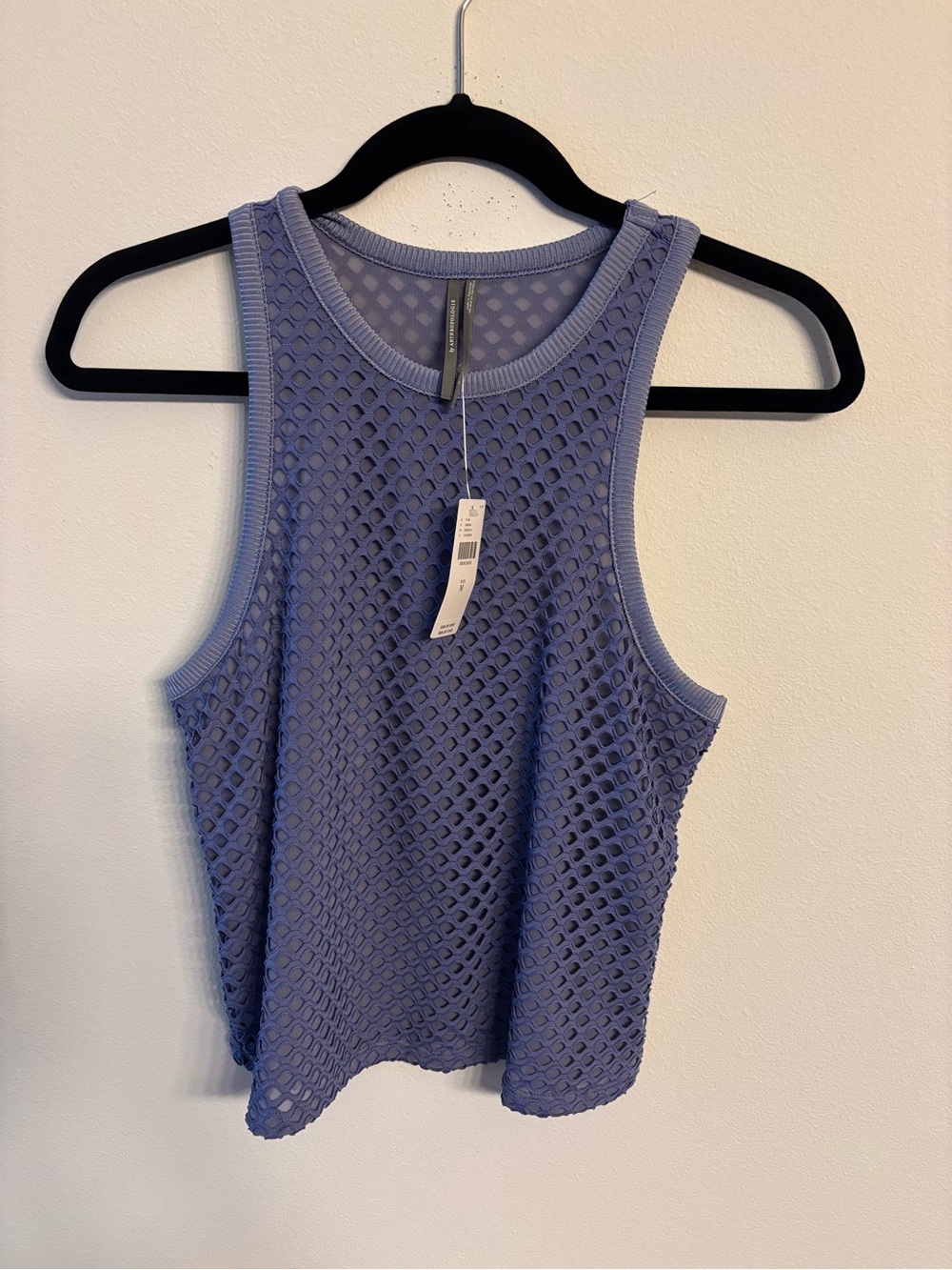 NWT Anthropologie Lavender Mesh Tank Top - Picture 2 of 5